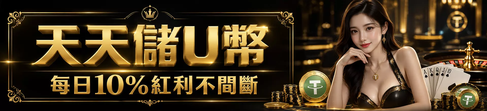 天天儲U幣，每日10%紅利不間斷！